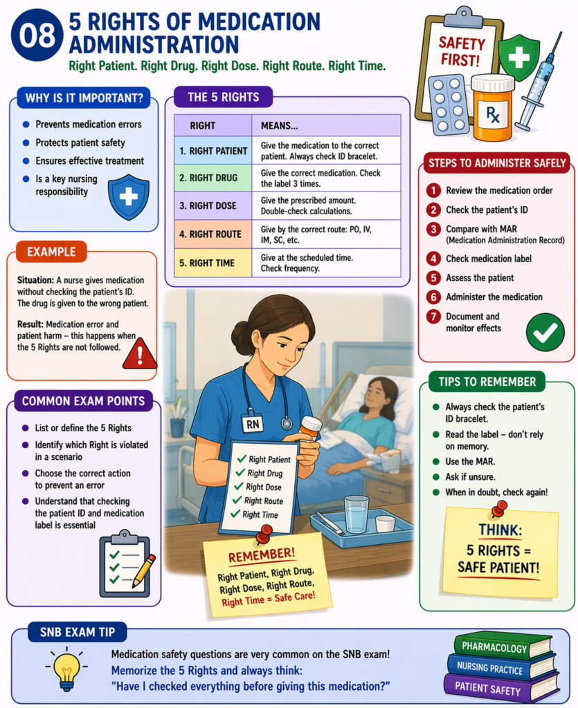 5 rights of medical administration