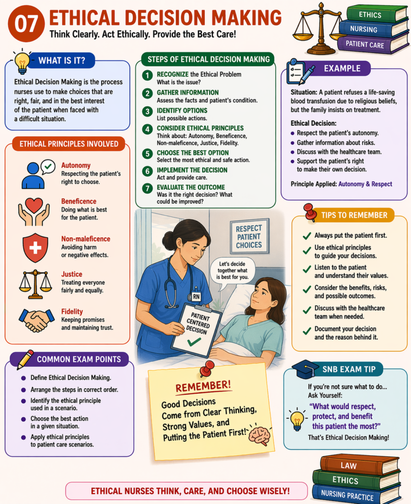 ethical decision making nursing practice