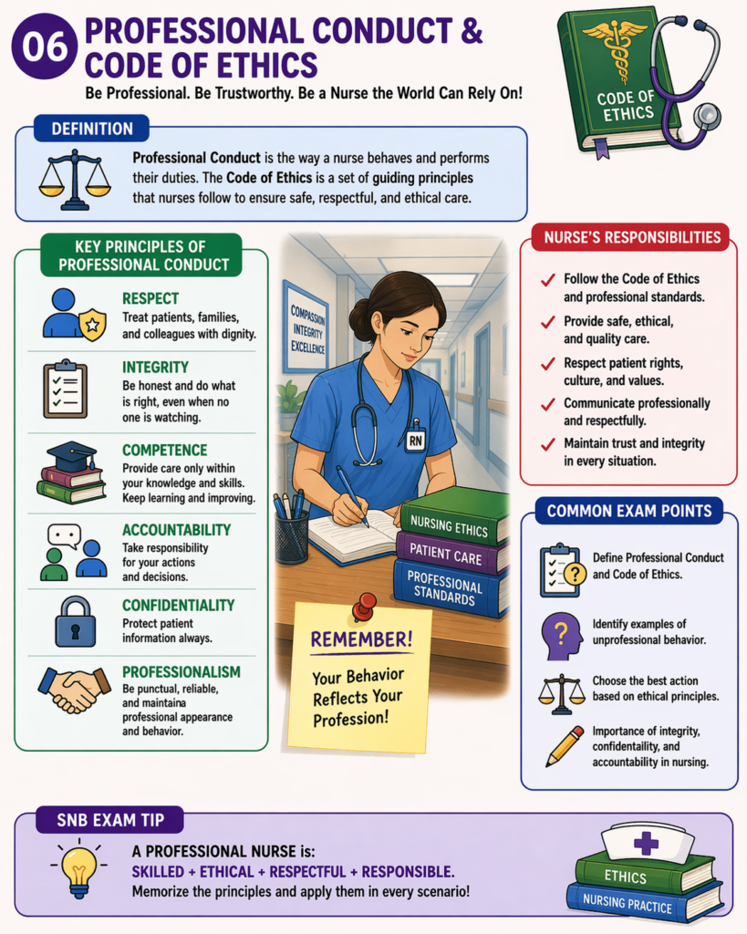 Professional conduct and code of ethics