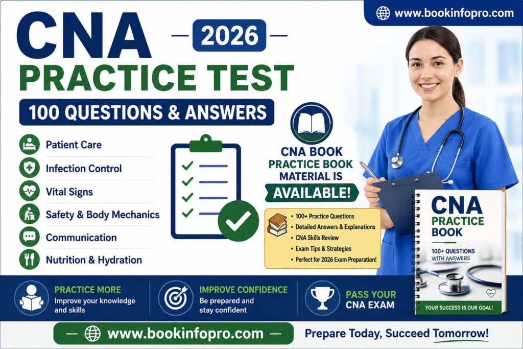 cna practice book | bookinfopro | 1000 + questions and answers