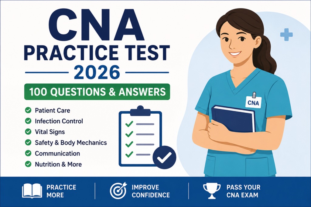 cna practive test 2026 | 100 questions and answers | 