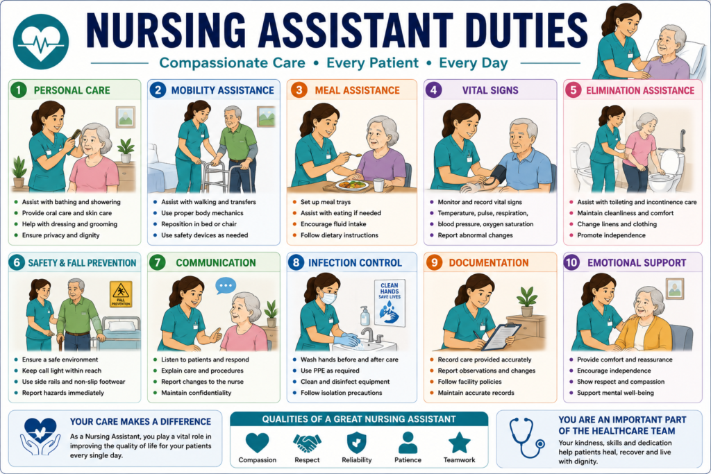 cna nursing assistant duties